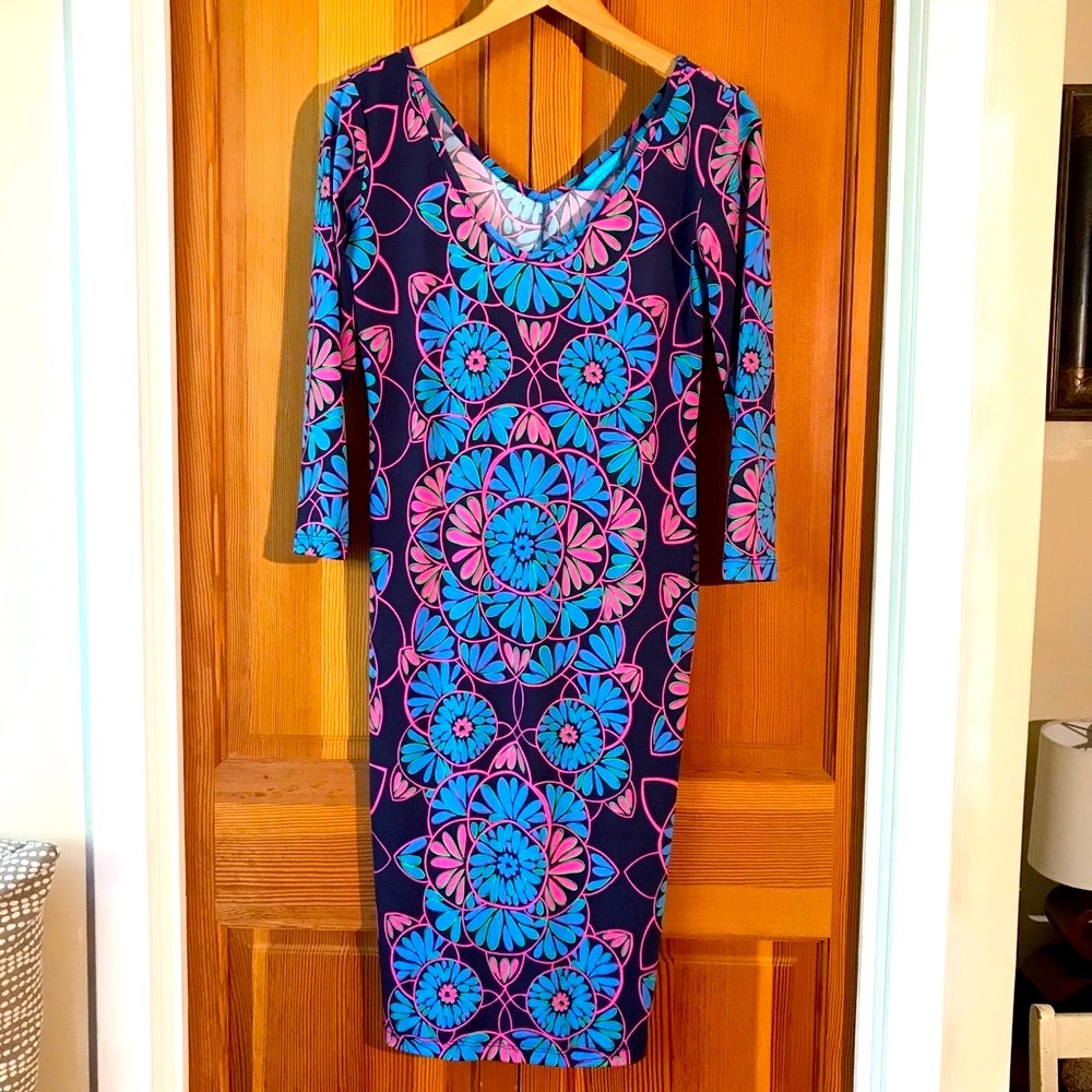 NWOT Tori Richard Slim Fit Floral Dress